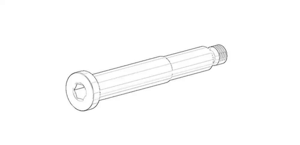 DORNBRACHT Halter Achse Papierrollenhalter ERSATZTEILE 083102513 D. 12,5 x 121 mm Platin gebürstet, 083102513-06 Galeriebild 1